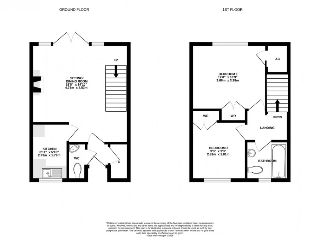 Floorplan for Heritage Court, Magdalene Street, Glastonbury