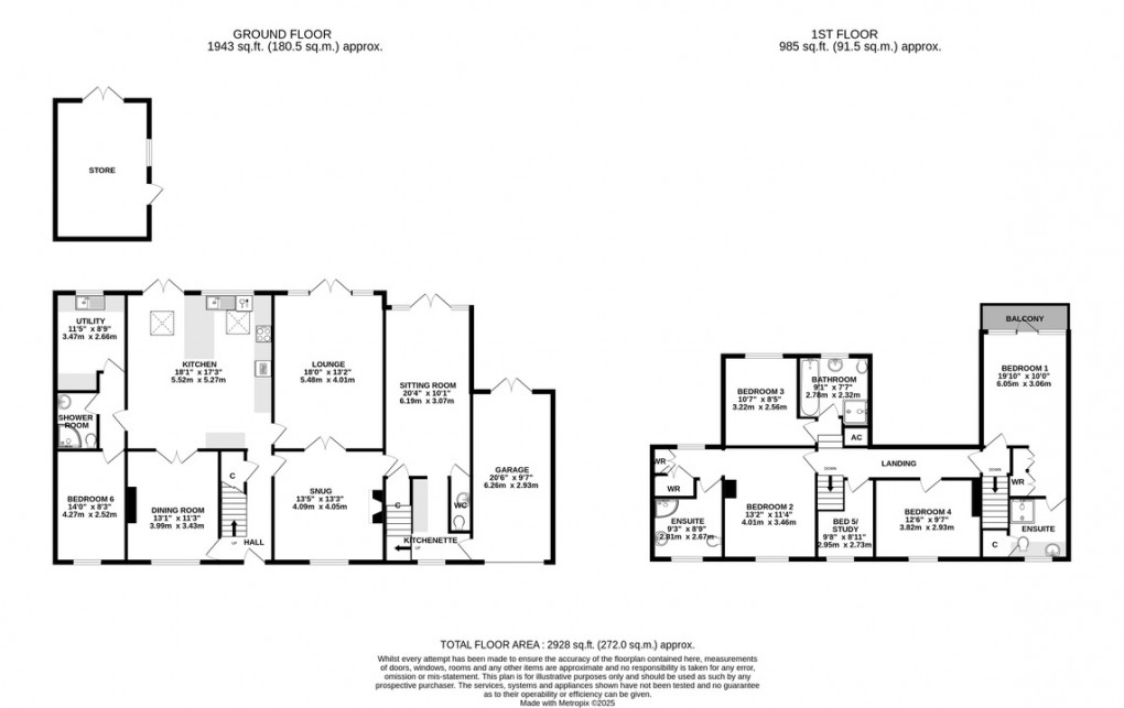 Floorplan for Queen Street, Keinton Mandeville