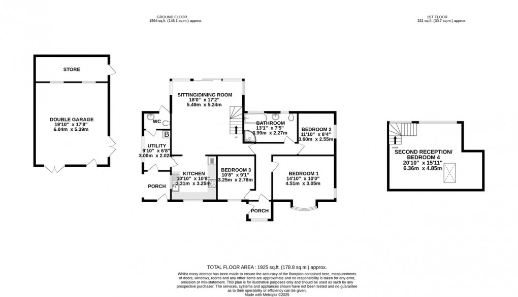 Floorplan for Chewton Mendip