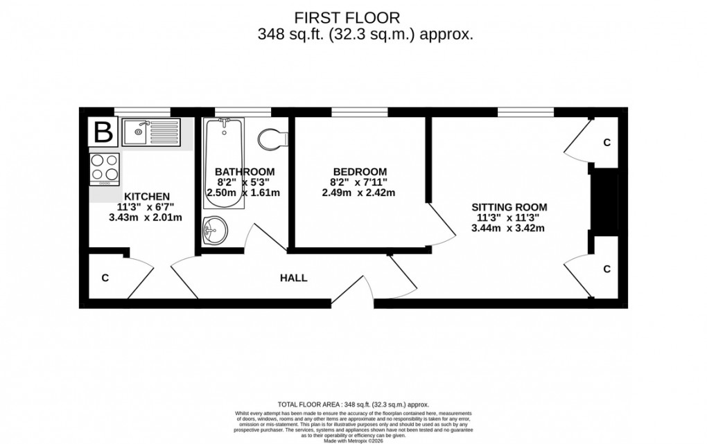 Floorplan for Fielding Road, Street