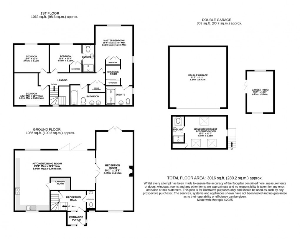Floorplan for Old Nursery Drive, Ashcott