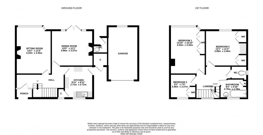 Floorplan for Ashwell Lane, Glastonbury, Somerset