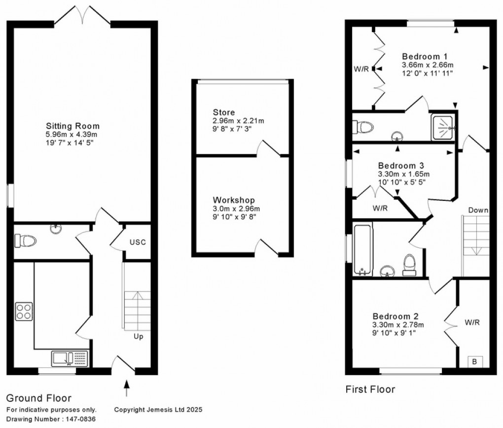 Floorplan for The Old Cider House, Main Road, Coxley, Wells