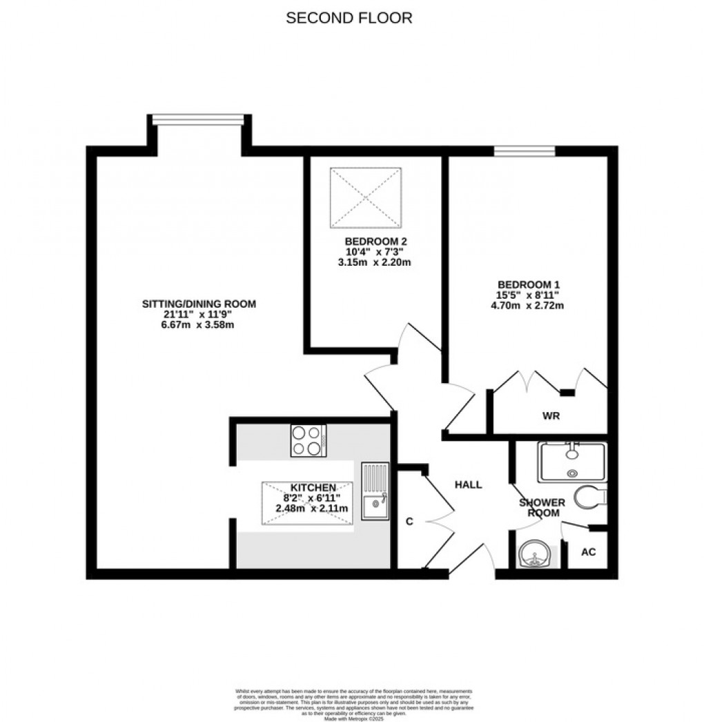 Floorplan for The Cloisters South Street, Wells