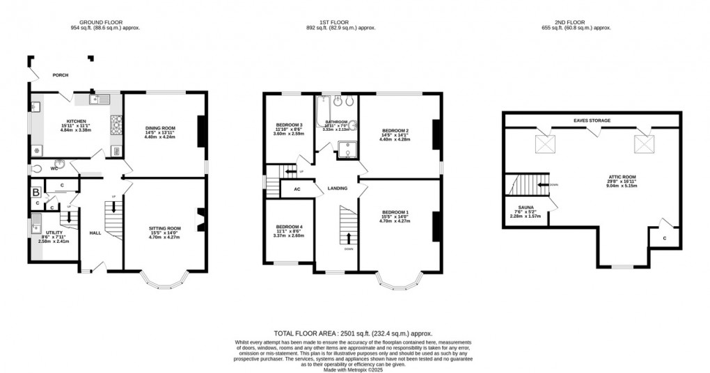 Floorplan for Wells Road, Glastonbury