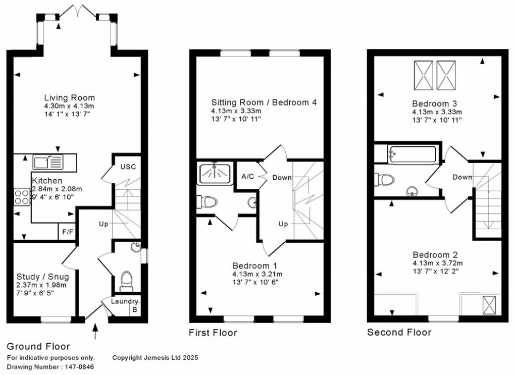 Floorplan for Penleigh Road, Wells