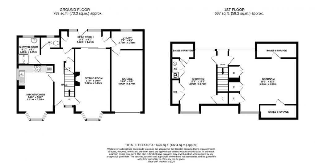 Floorplan for Oriel Road, Street