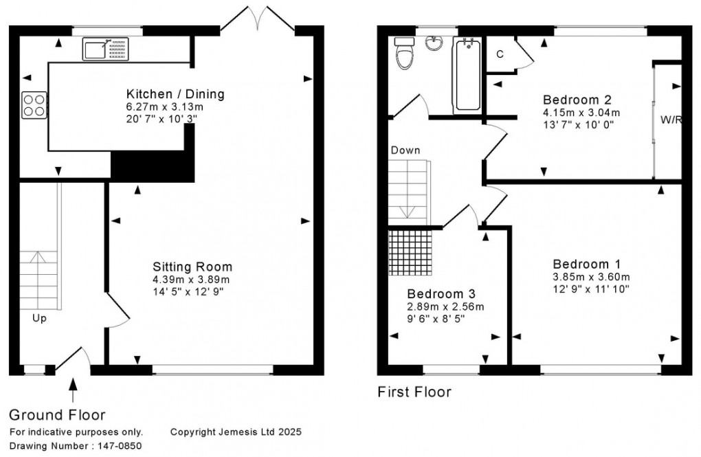 Floorplan for Christopher Way, Shepton Mallet