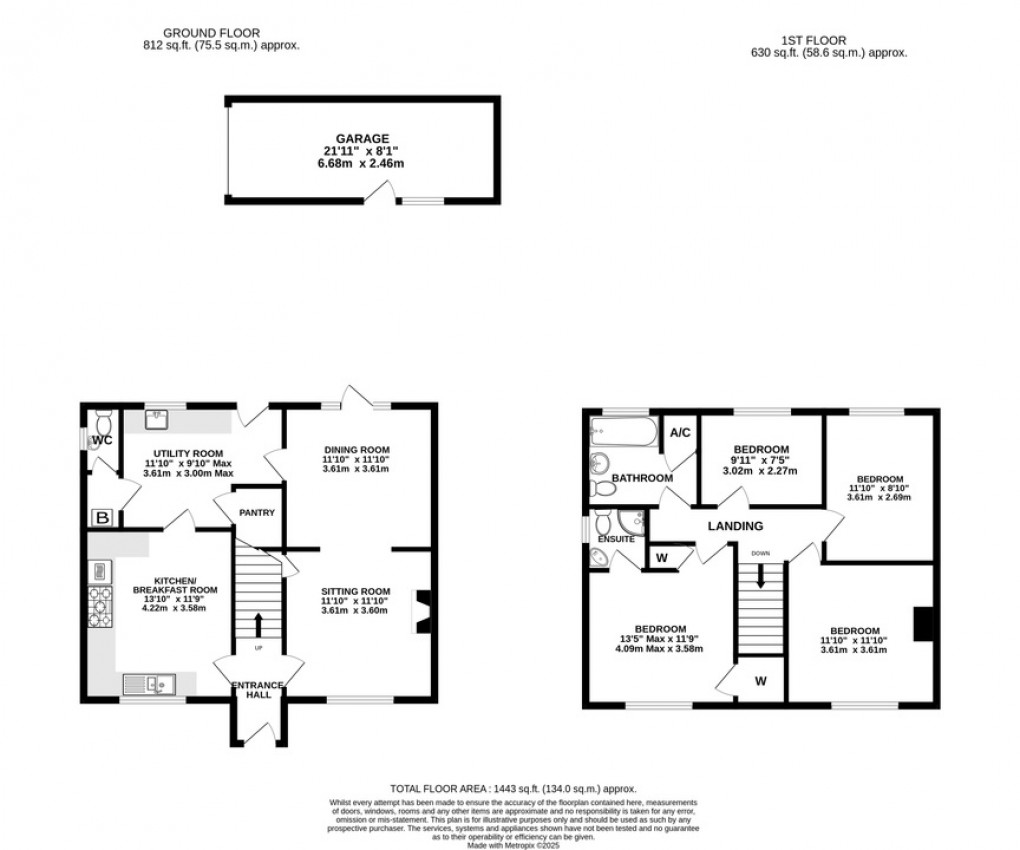 Floorplan for Greinton Road, Moorlinch