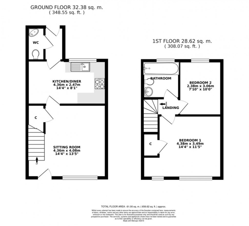 Floorplan for Wessex Court, Street