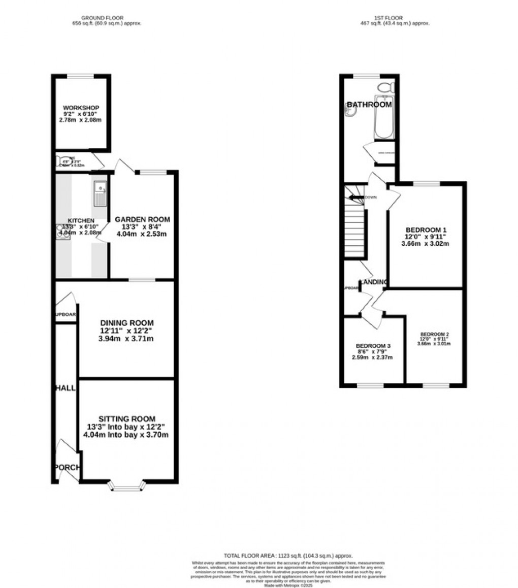 Floorplan for Fairfield Gardens, Glastonbury