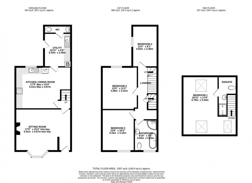 Floorplan for Glaston Road, Street