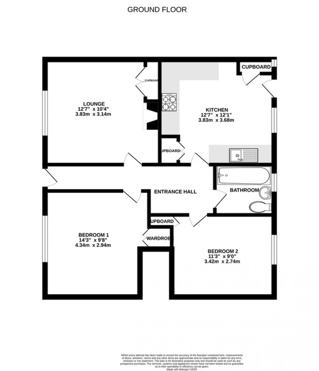 Floorplan for Tor View Avenue, Glastonbury