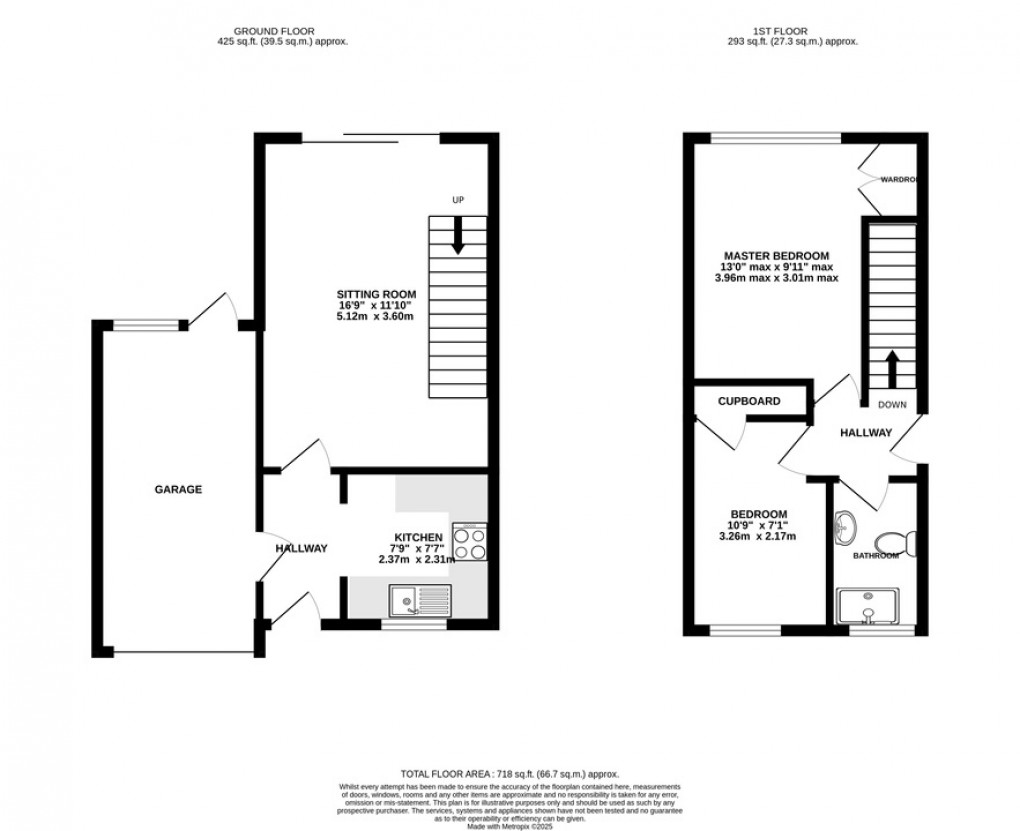 Floorplan for Finch Close, Shepton Mallet