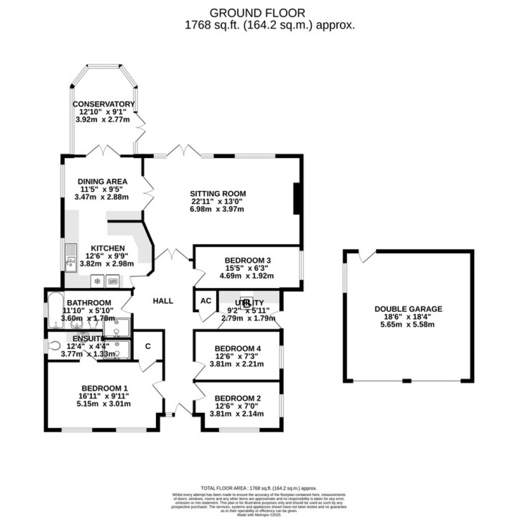 Floorplan for Hayward Drive, Baltonsborough