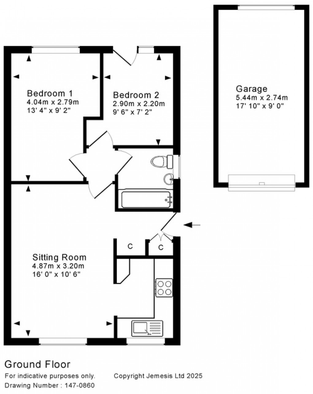 Floorplan for Lethbridge Road, Wells