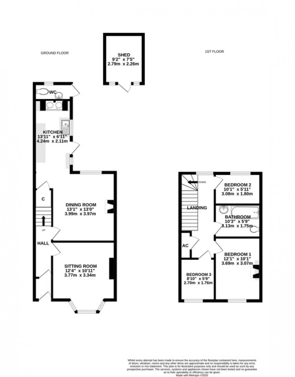 Floorplan for Fairfield Gardens, Glastonbury