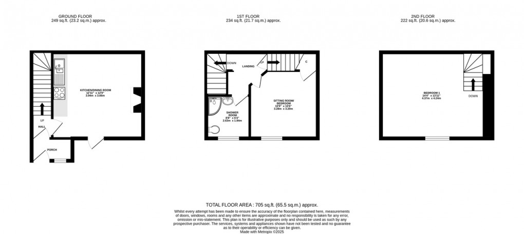 Floorplan for Cowl Street, Shepton Mallet