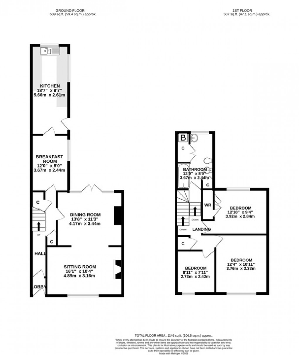Floorplan for Cranhill Road, Street