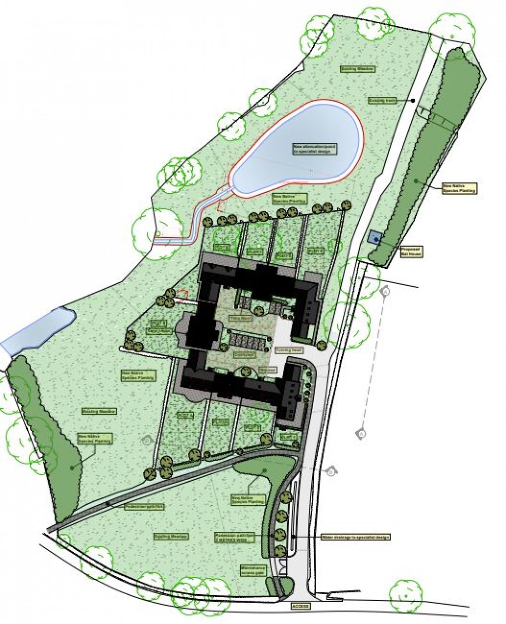 Floorplan for Hartley Wood, Clutton
