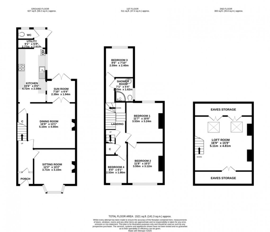 Floorplan for Benedict Street, Glastonbury