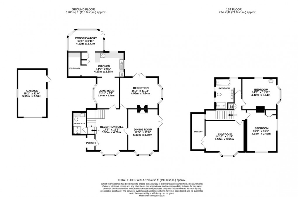 Floorplan for Pinewood, Somerton