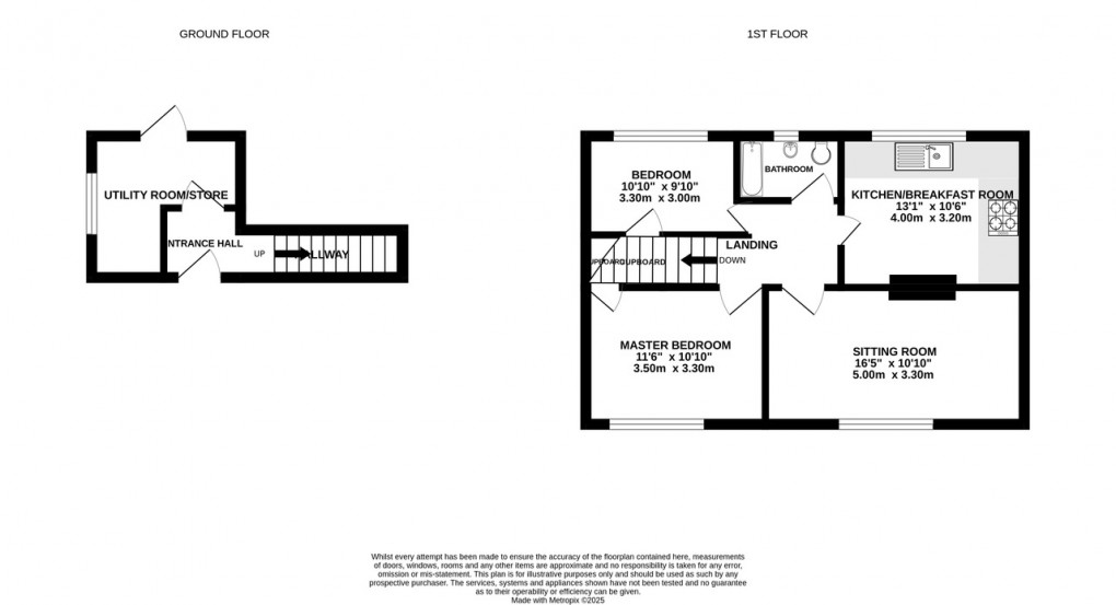 Floorplan for Turstin Road, Glastonbury