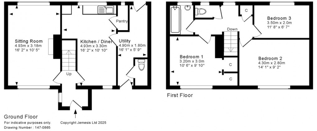 Floorplan for Balch Road, Wells