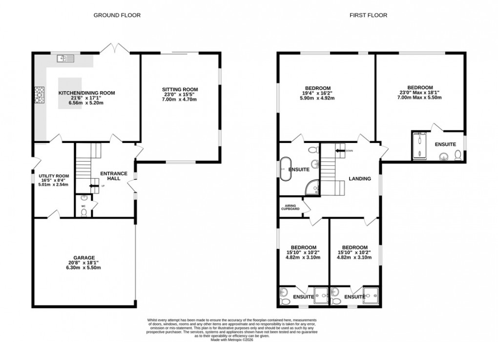 Floorplan for Blacksmiths Lane, Shapwick