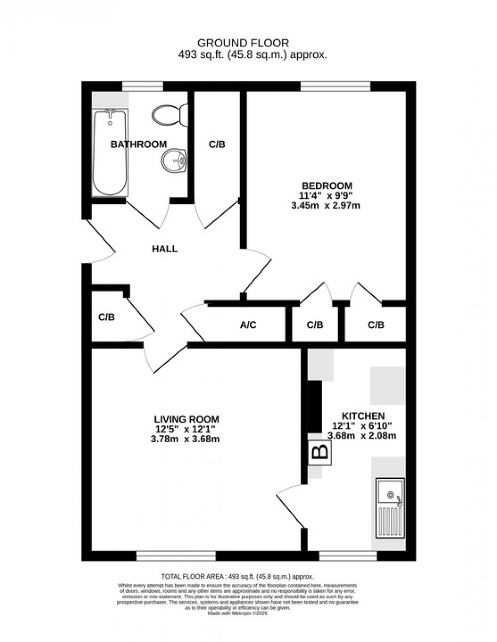 Floorplan for Park Close, Street