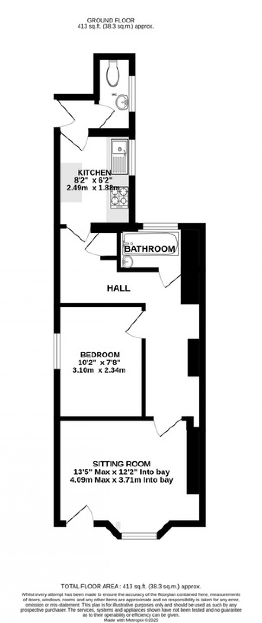 Floorplan for Glaston Road, Street