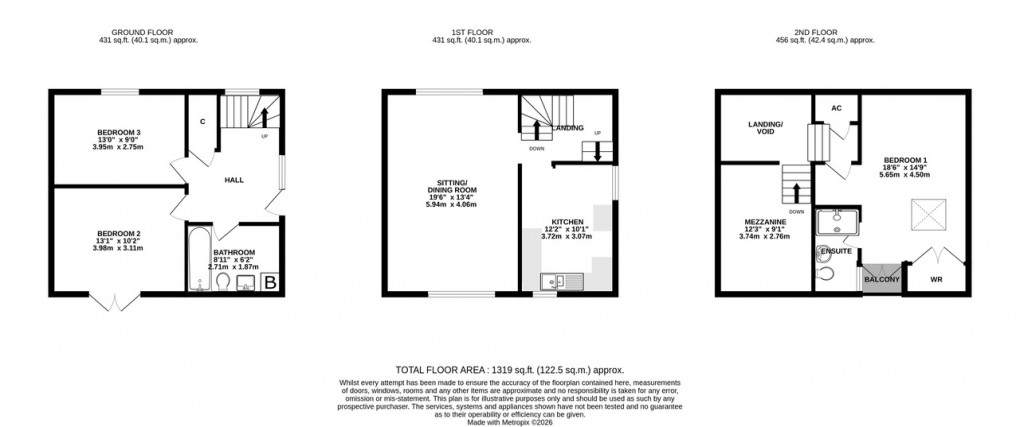 Floorplan for Folly Road, Kingsbury Episcopi