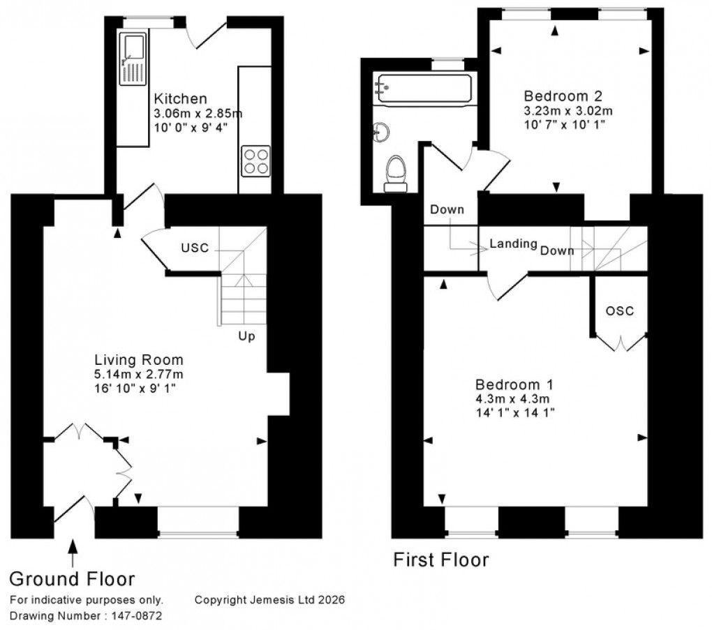 Floorplan for Southover, Wells