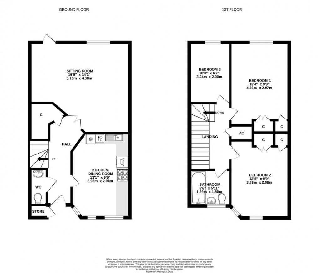 Floorplan for Morgans Yard, Wells