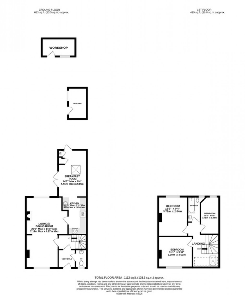 Floorplan for Merriman Road, Street