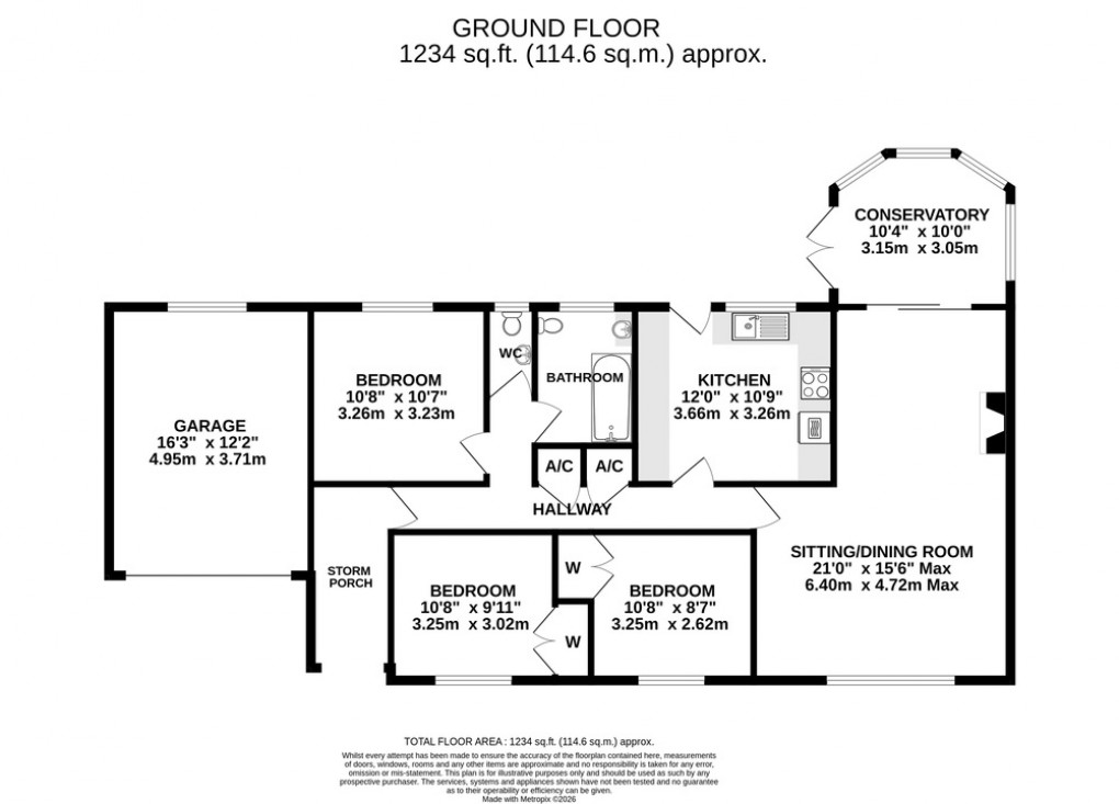Floorplan for Burley Gardens, Street