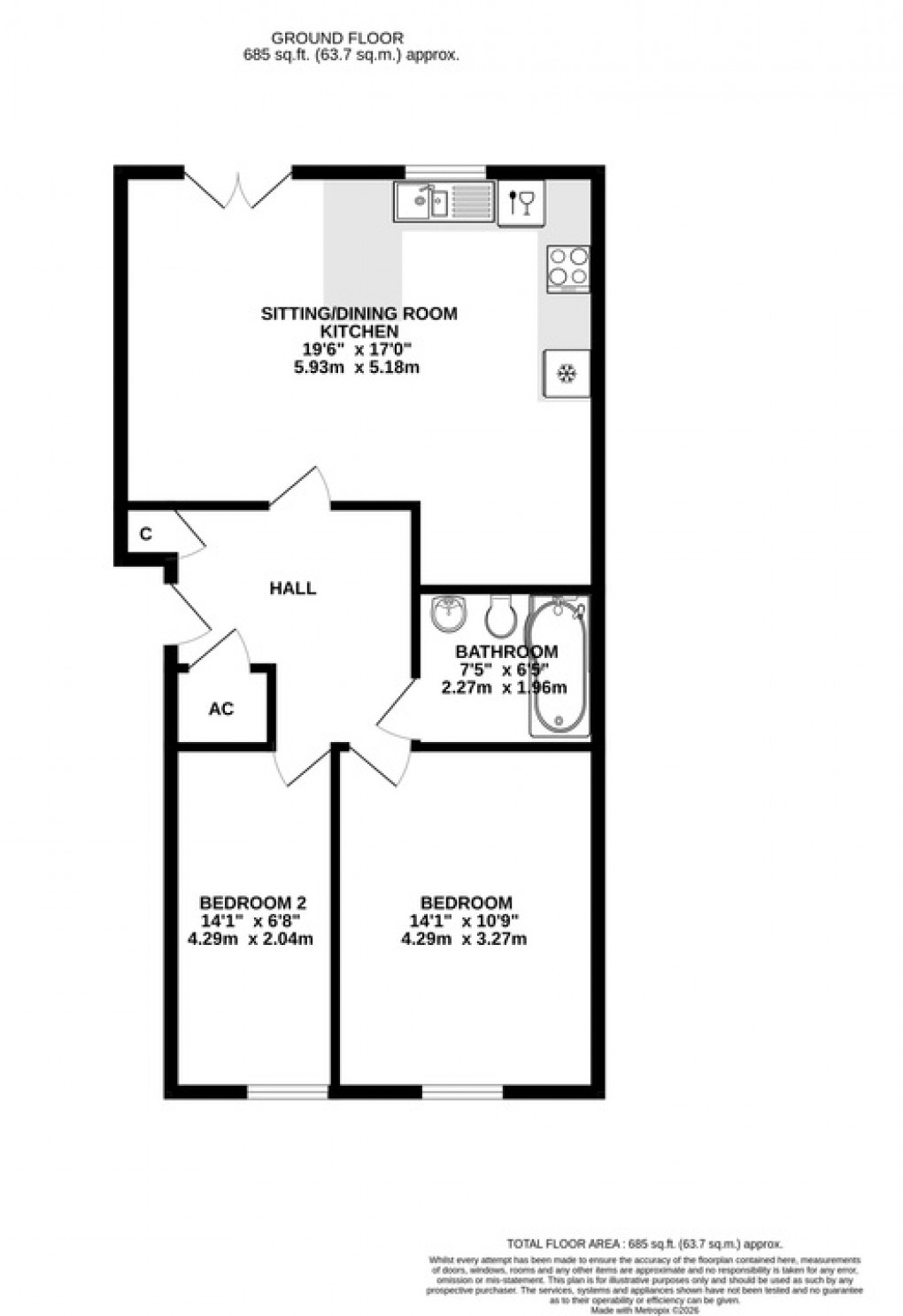 Floorplan for The Cross, Street