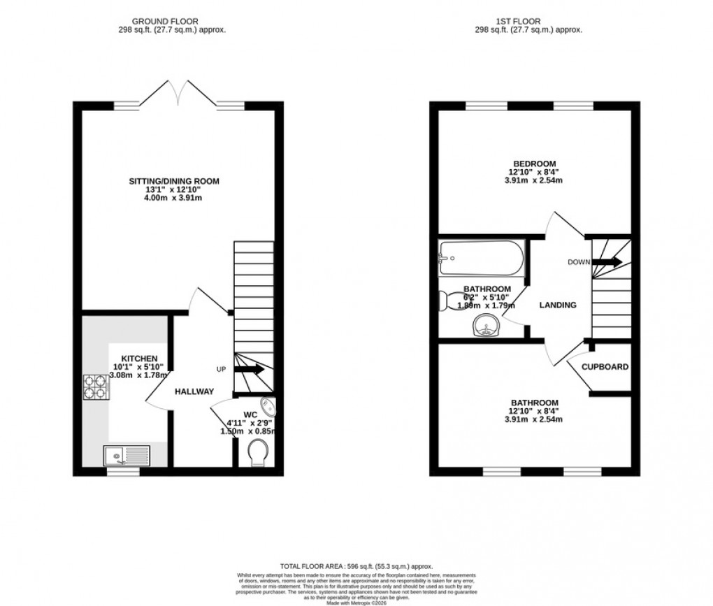 Floorplan for Poppy Road, Somerton