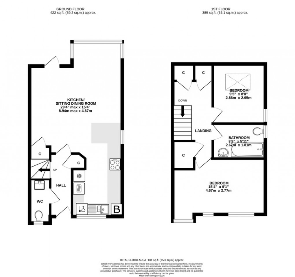 Floorplan for Quarryman Close, Street