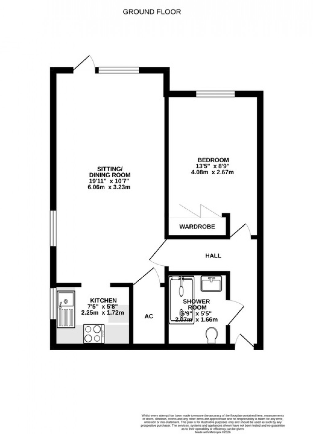 Floorplan for Homechime House, Wells
