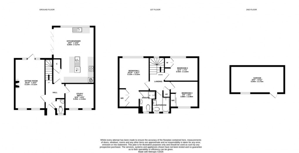 Floorplan for Boundary Way, Glastonbury