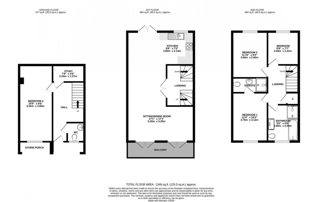 Floorplan for Ebbor Gorge Road, Wells