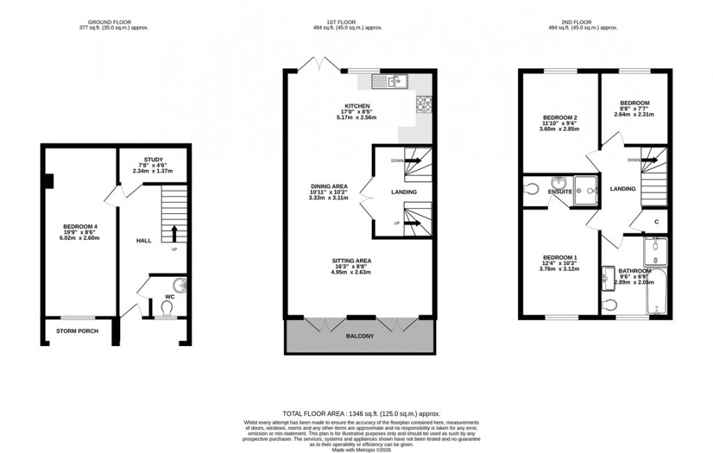 Floorplan for Ebbor Gorge Road, Wells
