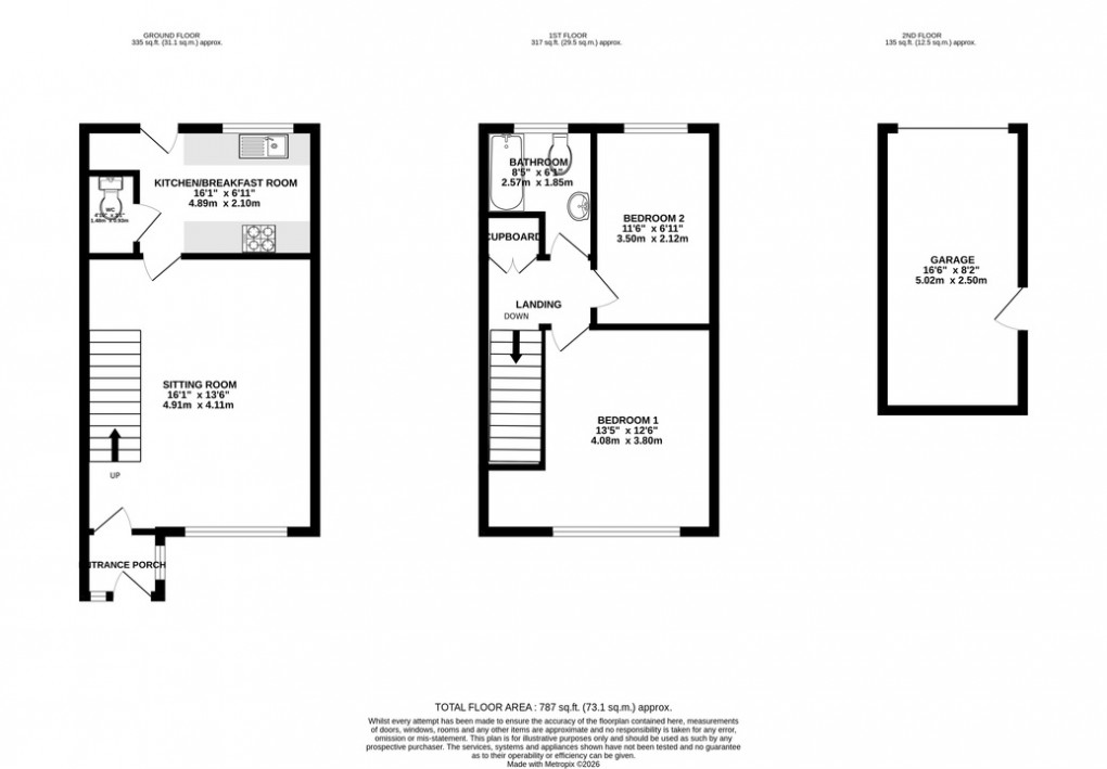 Floorplan for Walnut Drive, Somerton