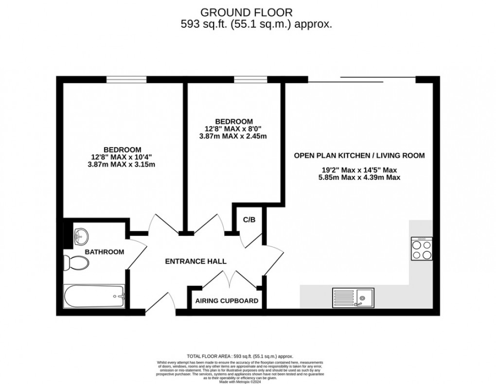 Floorplan for Moonraker Square, Street