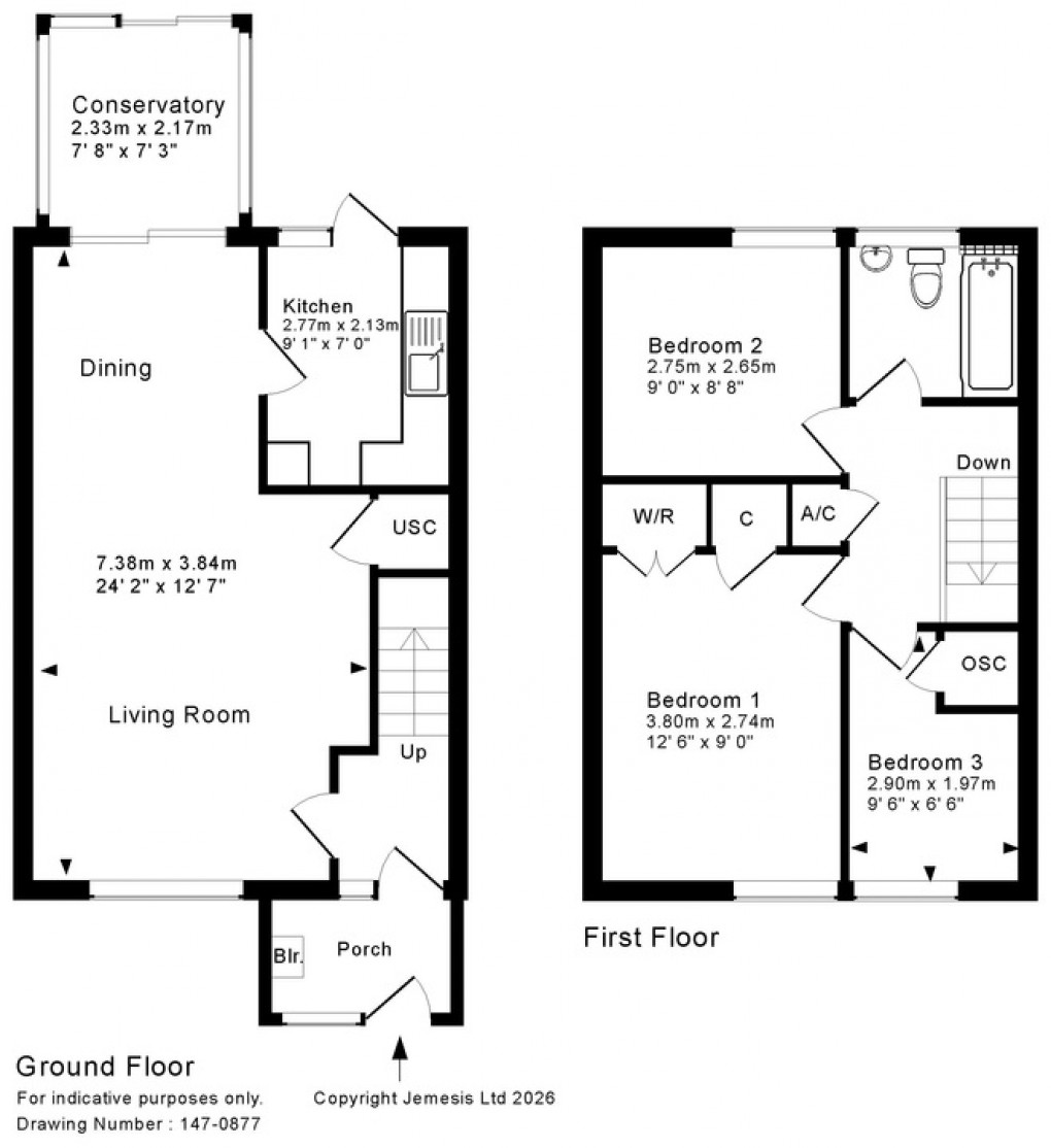 Floorplan for Fairways, Wells