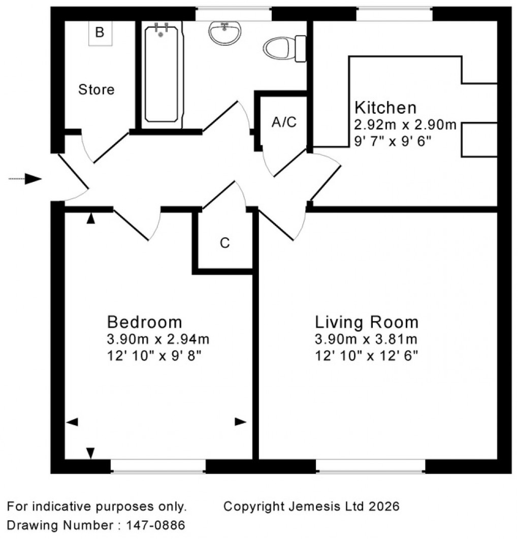 Floorplan for Charterway, Wells