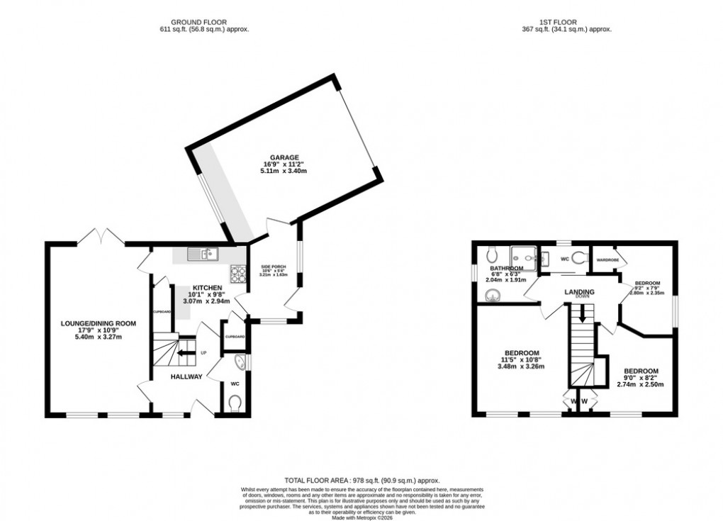 Floorplan for Torridon, Somerton