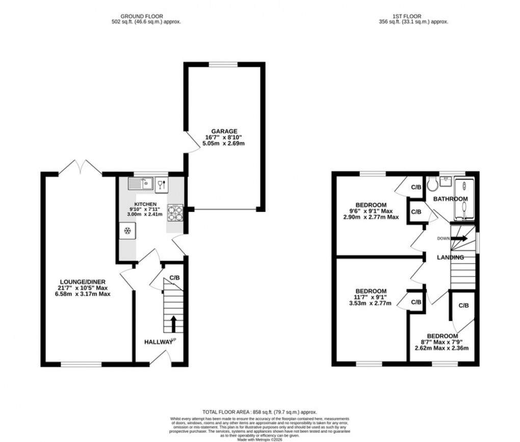 Floorplan for Holm Oaks, Butleigh