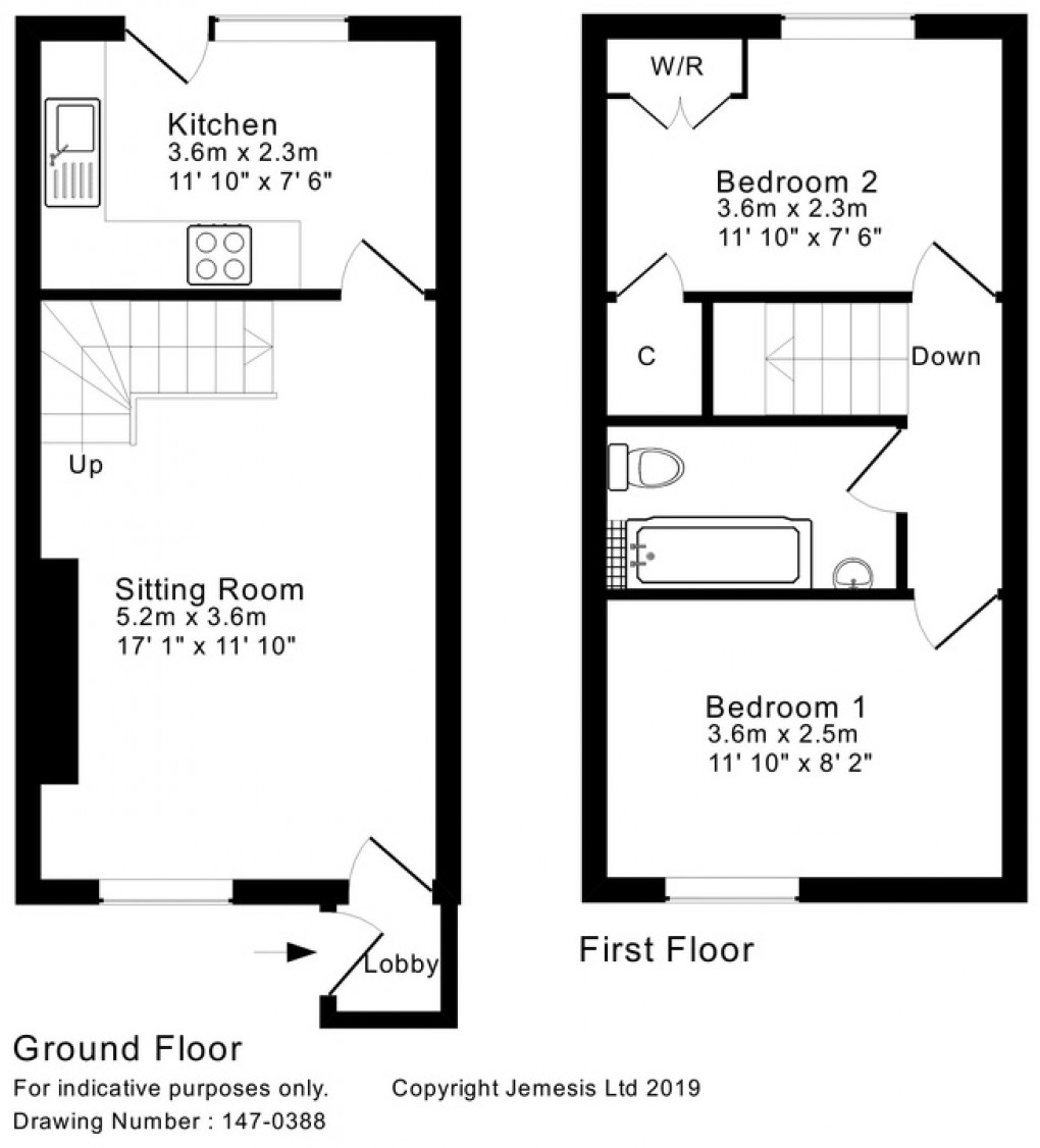 Floorplan for Sheldon Drive, Wells